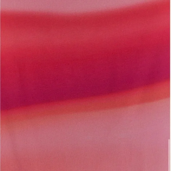 Meshki Amaya Strapless Chiffon Maxi Dress - Pink Sunset Print - Picture 6 of 8